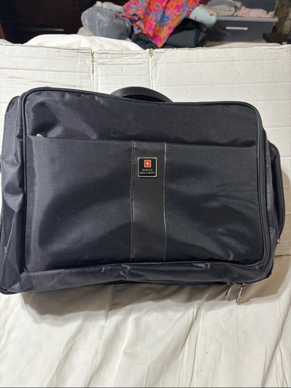 Swiss Military Black Laptop Trolley & Backpack. NWT